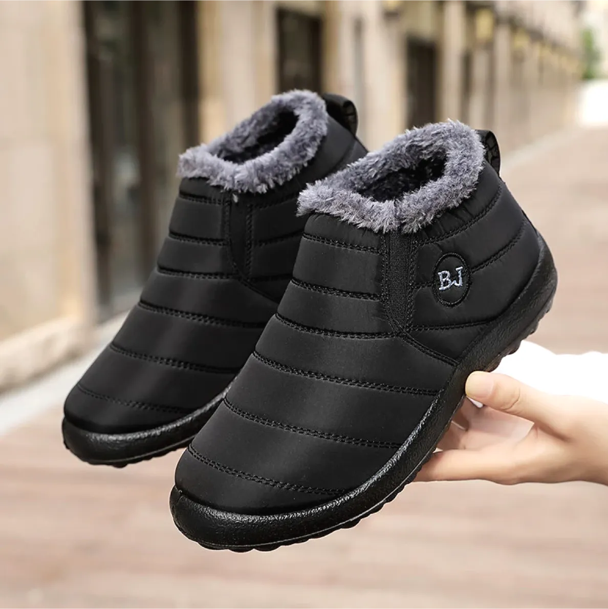 Chaussons d’hiver orthopédiques haut de gamme pour seniors – confort, stabilité et chaleur ! Imperméables 🎉Antidérapants et à -50 %