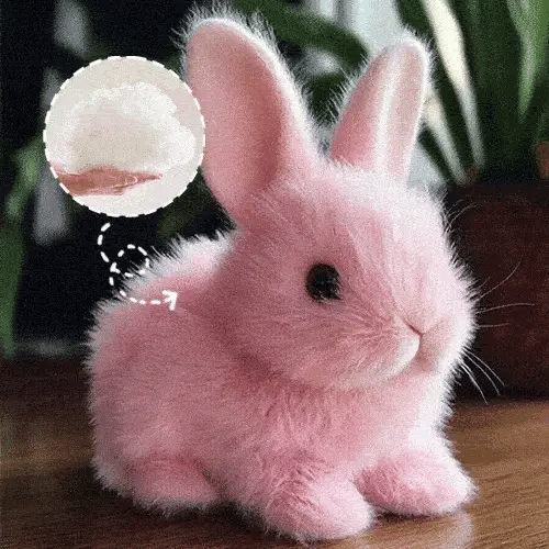 Star des foyers français 🐰 Le jouet en peluche BunnyBuddy™🎀 de Coeurva, réaliste et attendrissant, fait le bonheur des enfants