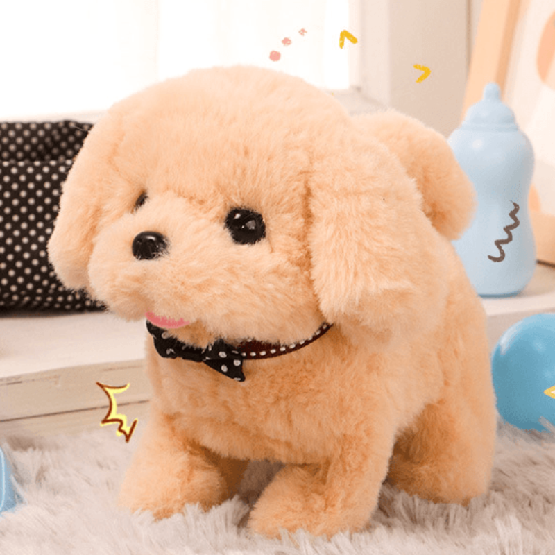 Coeurva Chien En Peluche à Poil Court, Compagnon Pour Enfants