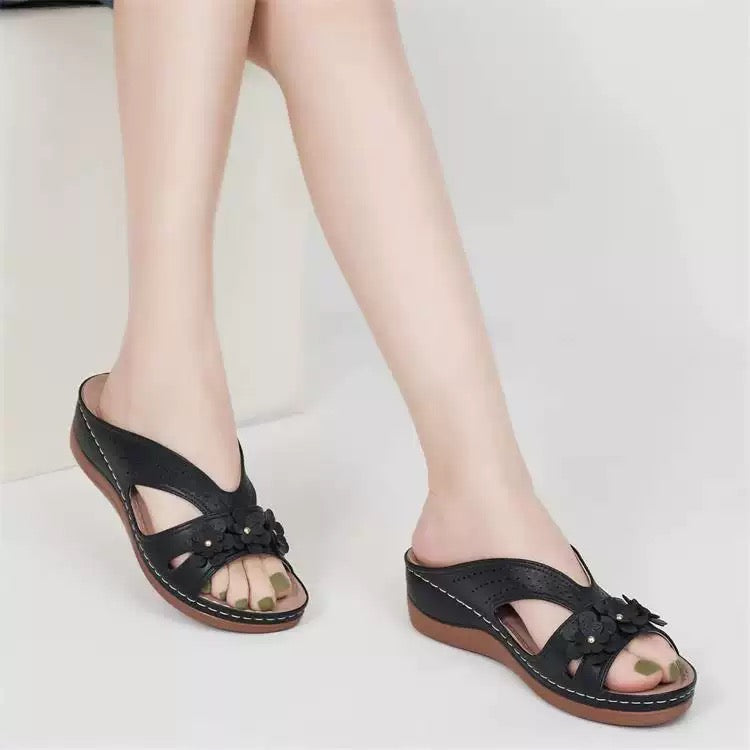 Sandales orthopédiques pour femme, soulagent les douleurs au dos et aux pieds 🔥💖 Deuxième paire à moitié prix