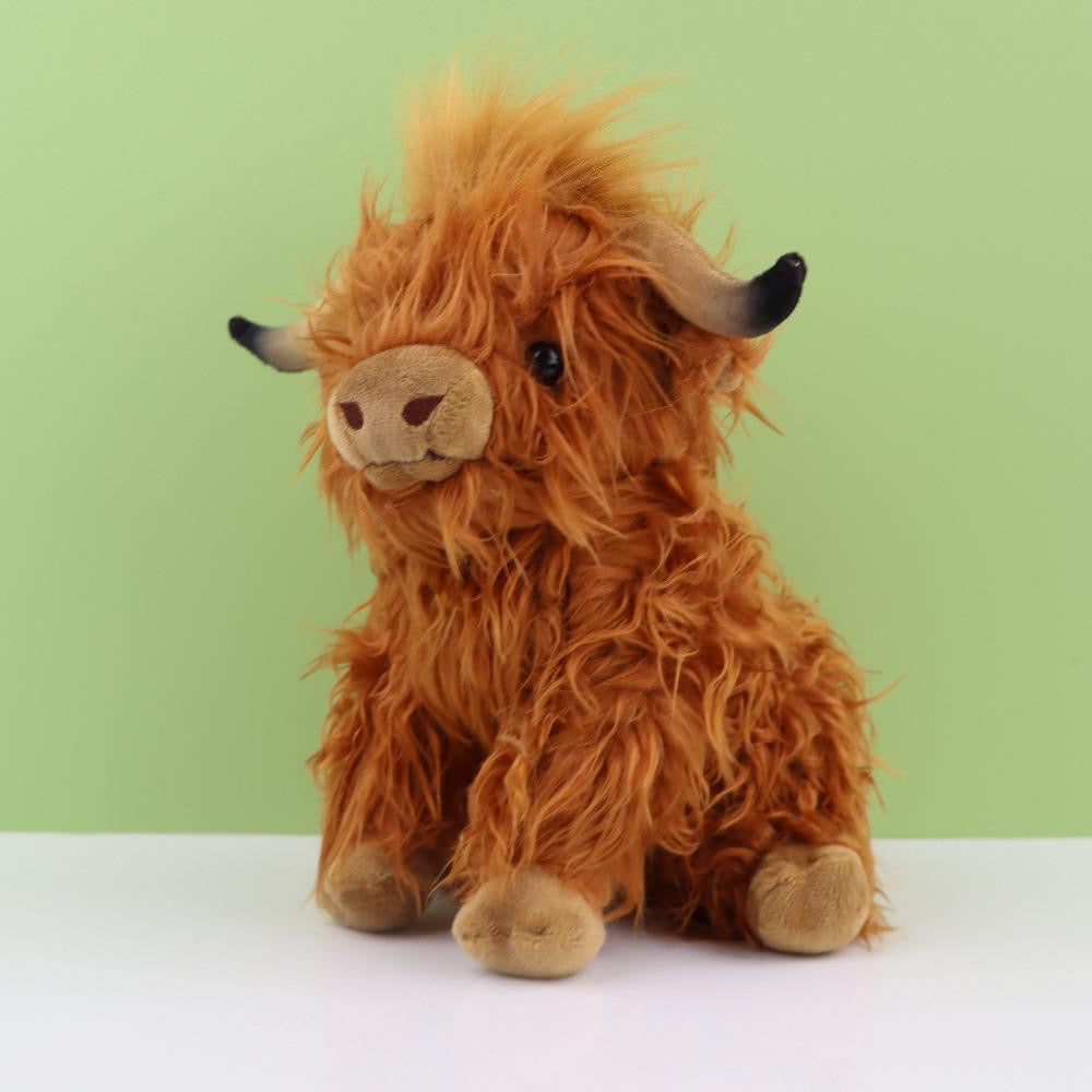 Star des foyers français 🎁 La peluche Highland Cow Coeurva™🐮adorable et réconfortante est adorée par toute la famille