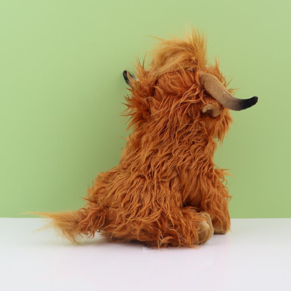Star des foyers français 🎁 La peluche Highland Cow Coeurva™🐮adorable et réconfortante est adorée par toute la famille