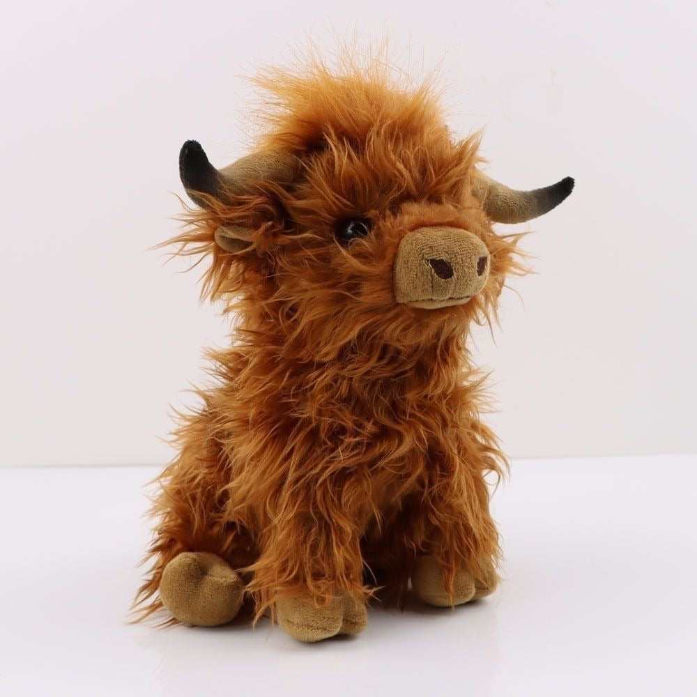 Star des foyers français 🎁 La peluche Highland Cow Coeurva™🐮adorable et réconfortante est adorée par toute la famille