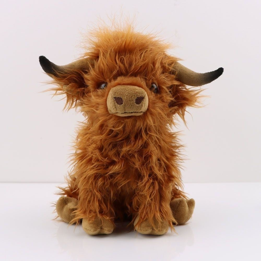 Star des foyers français 🎁 La peluche Highland Cow Coeurva™🐮adorable et réconfortante est adorée par toute la famille
