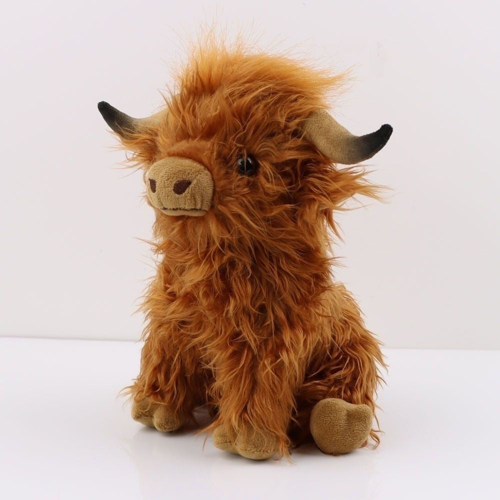 Star des foyers français 🎁 La peluche Highland Cow Coeurva™🐮adorable et réconfortante est adorée par toute la famille