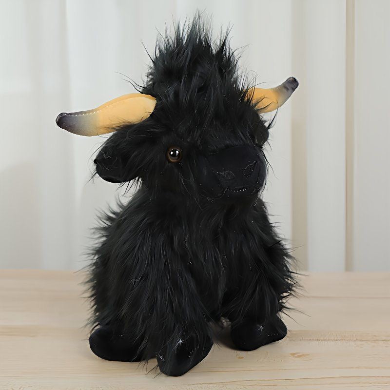 Star des foyers français 🎁 La peluche Highland Cow Coeurva™🐮adorable et réconfortante est adorée par toute la famille