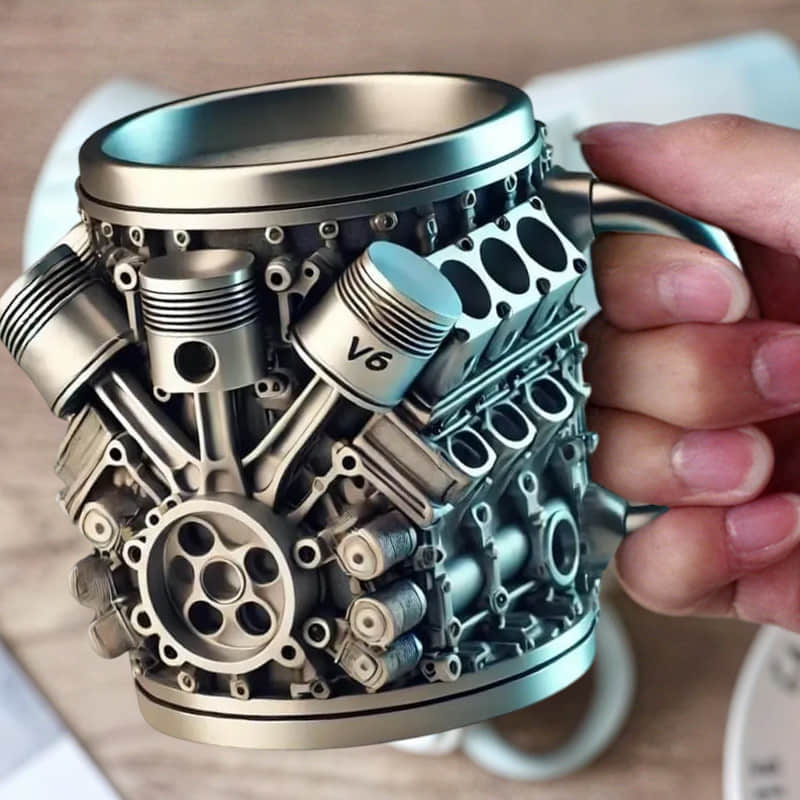 Coeurva Mug V-MAXX – Un Hommage au Moteur Légendaire 🚗 Le Cadeau Parfait Pour les Passionnés d’Automobile)
