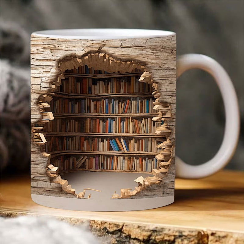 Meilleur Cadeau de Fête 2025🔥Tasse à Café en Céramique à Effet 3D pour la Personne que Vous Aimez