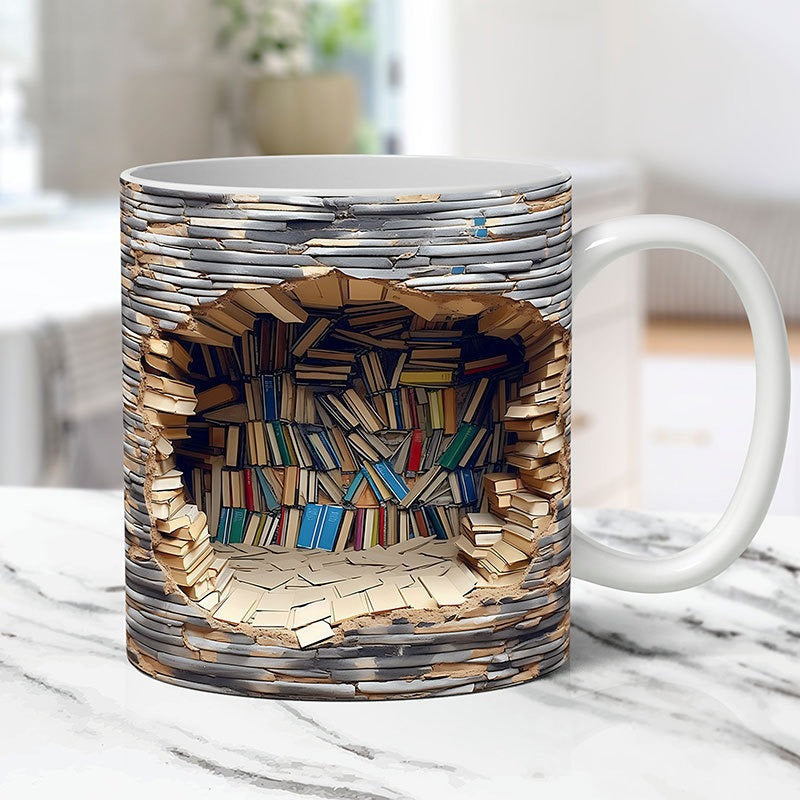 Meilleur Cadeau de Fête 2025🔥Tasse à Café en Céramique à Effet 3D pour la Personne que Vous Aimez