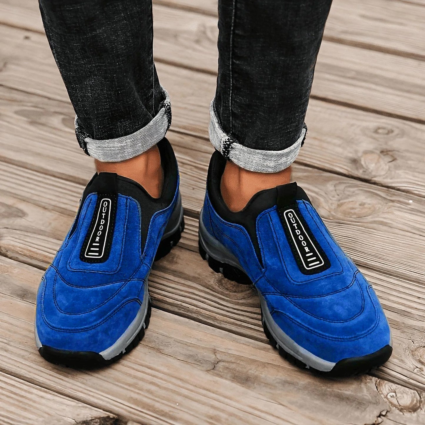 🎁Deux achetés, un offert ! Chaussures orthopédiques pour hommes imperméables et confortables pour la marche et la randonnée(Convient à Tous les Genres)