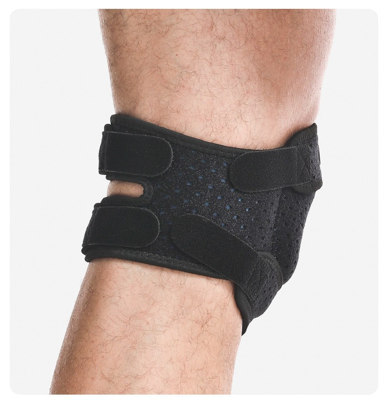 Orthèse rotulienne 3D réglable (idéale pour les coureurs, les joueurs de tennis et les personnes souffrant d'arthrite rotulienne)