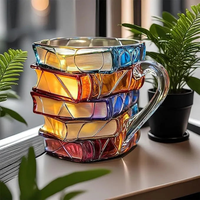 🔥2025 Mug Livre Peint À La Main【Le Cadeau Parfait Pour Chaque Amoureux De La Lecture】