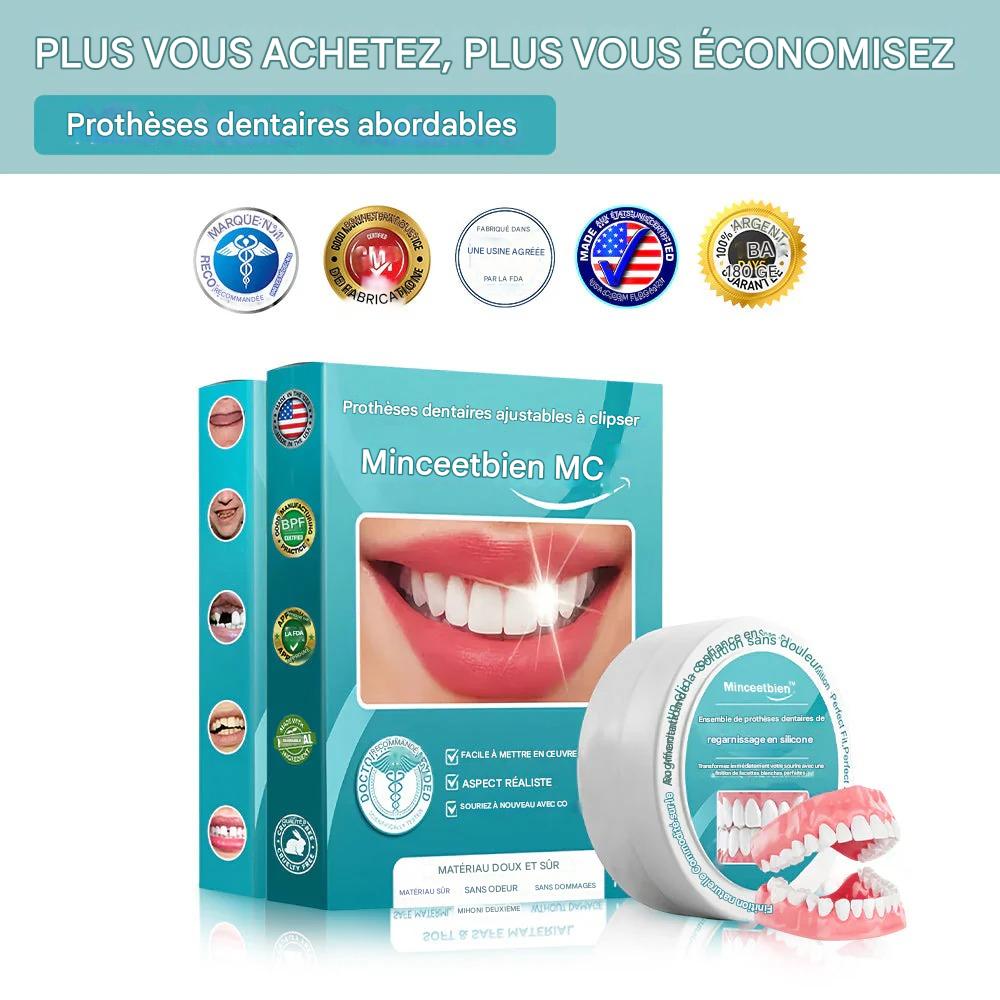 Les dentistes recommandent vivement – prothèses dentaires en céramique pour seniors 🦷 la deuxième paire à moitié prix 🔥 nous conseillons d’en acheter deux paires en réserve 🎁