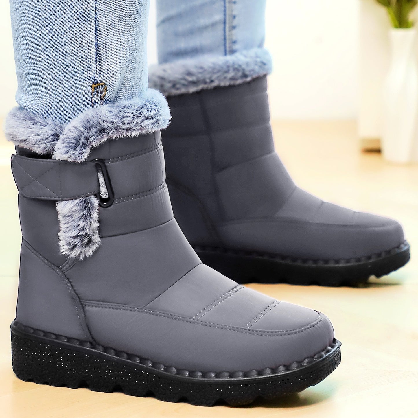 Chaussons d’hiver orthopédiques haut de gamme pour seniors – confort, stabilité et chaleur ! Imperméables 🎉Antidérapants et à -50 %