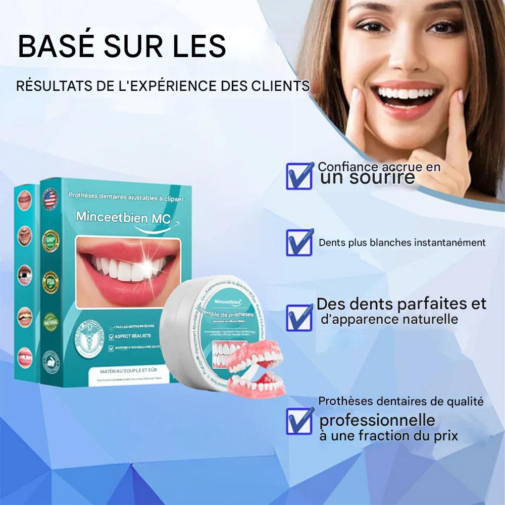 Les dentistes recommandent vivement – prothèses dentaires en céramique pour seniors 🦷 la deuxième paire à moitié prix 🔥 nous conseillons d’en acheter deux paires en réserve 🎁