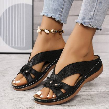 Sandales orthopédiques pour femme, soulagent les douleurs au dos et aux pieds 🔥💖 Deuxième paire à moitié prix