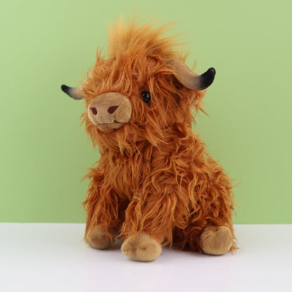 Star des foyers français 🎁 La peluche Highland Cow Coeurva™🐮adorable et réconfortante est adorée par toute la famille
