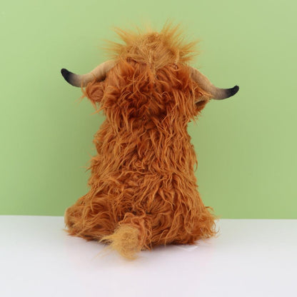 Star des foyers français 🎁 La peluche Highland Cow Coeurva™🐮adorable et réconfortante est adorée par toute la famille