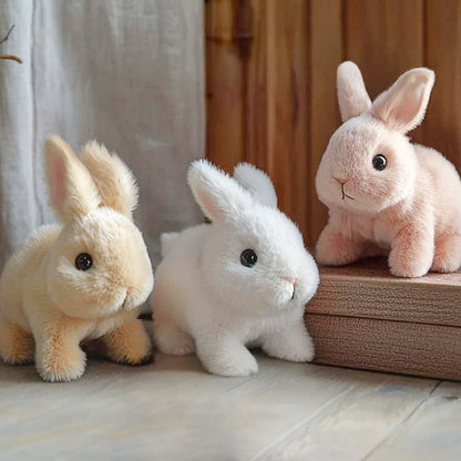 Star des foyers français 🐰 Le jouet en peluche BunnyBuddy™🎀 de Coeurva, réaliste et attendrissant, fait le bonheur des enfants