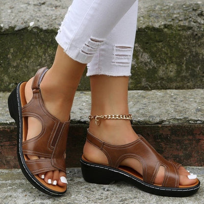 Coeurva Sandales femme en cuir ergonomiques( Dites adieu aux douleurs aux pieds, confort toute la journée)